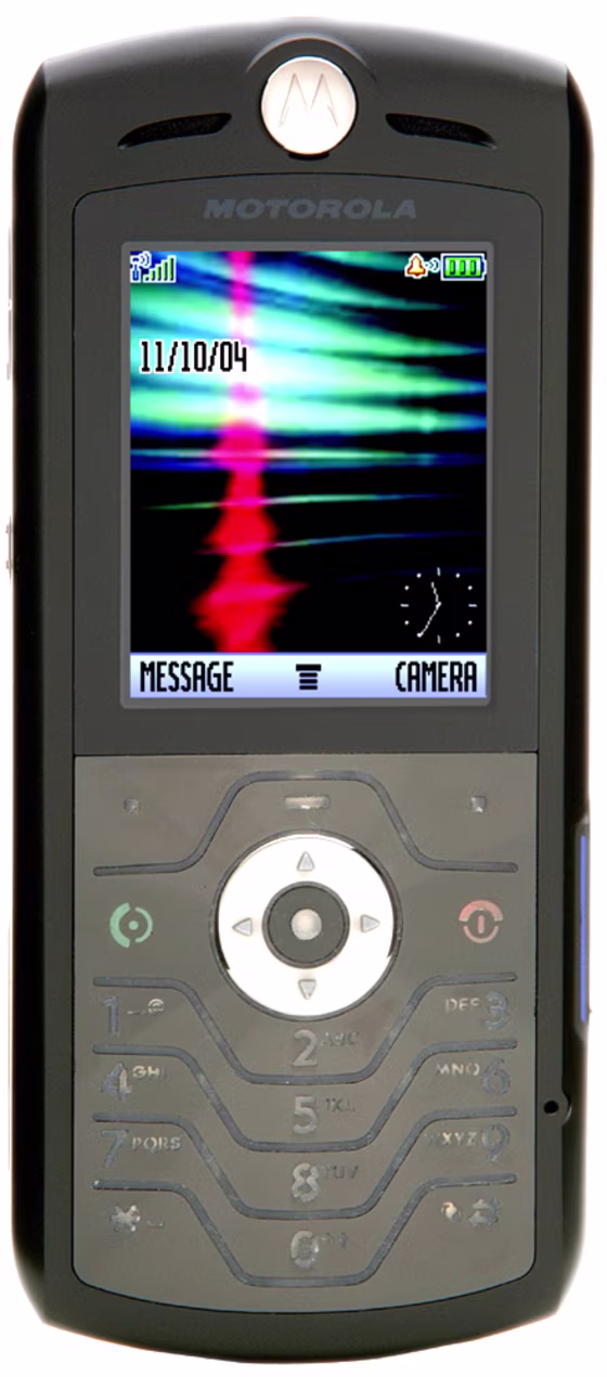 You can't tell just how slim the new Razr-inspired V8 phone is in only&nbsp;two dimensions.